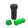 30 Dram Push Down Turn Vial Container Acrylic Plastic Storage Stash Jar Pill Bottle Case Tobacco Box